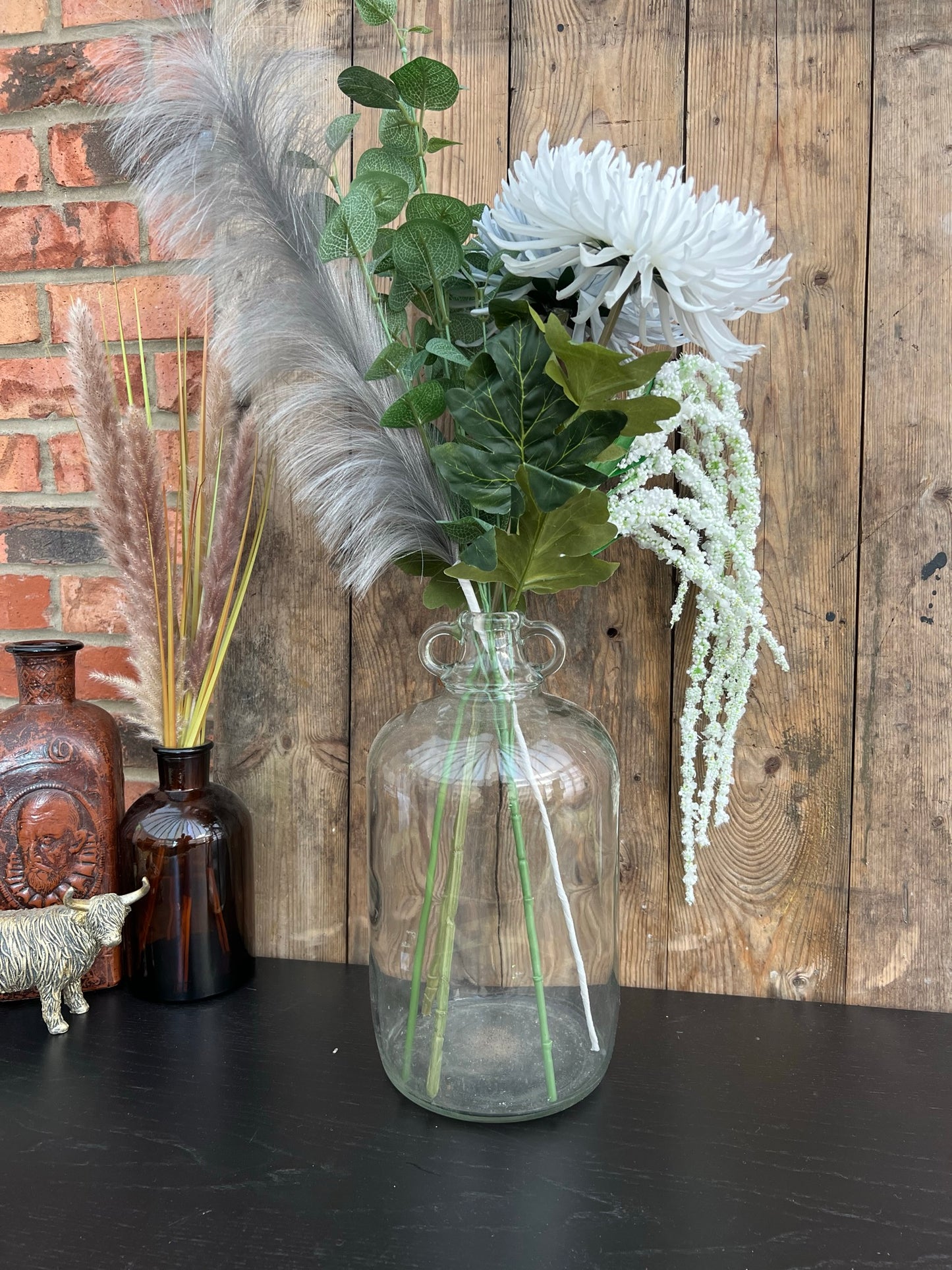 Large Demi John Glass Bottle Decorative Home Vase Boho Decor