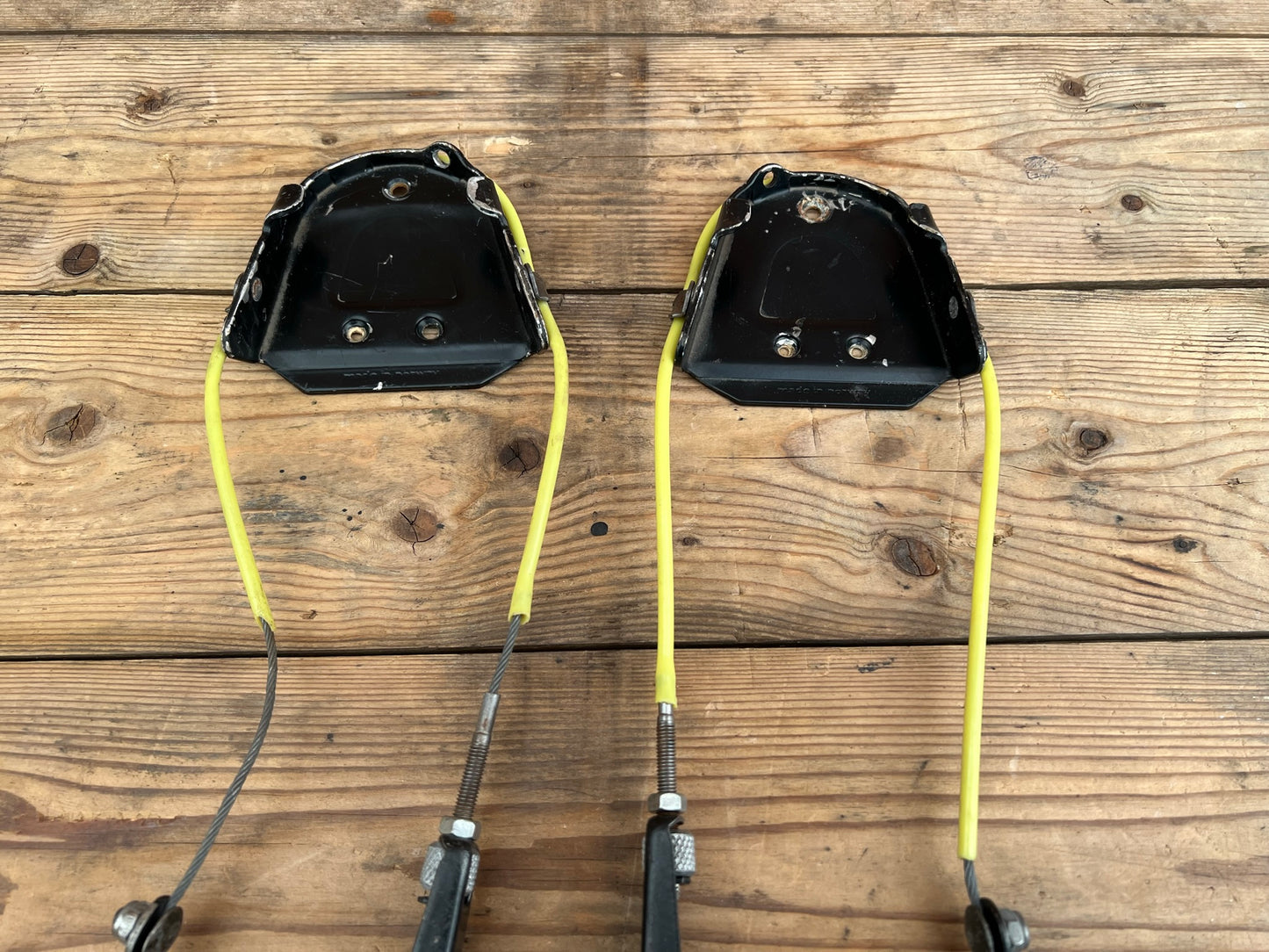 Vintage Rottefella Ski Bindings Telemark Nordic PAIR Ex Military Asnes Skis