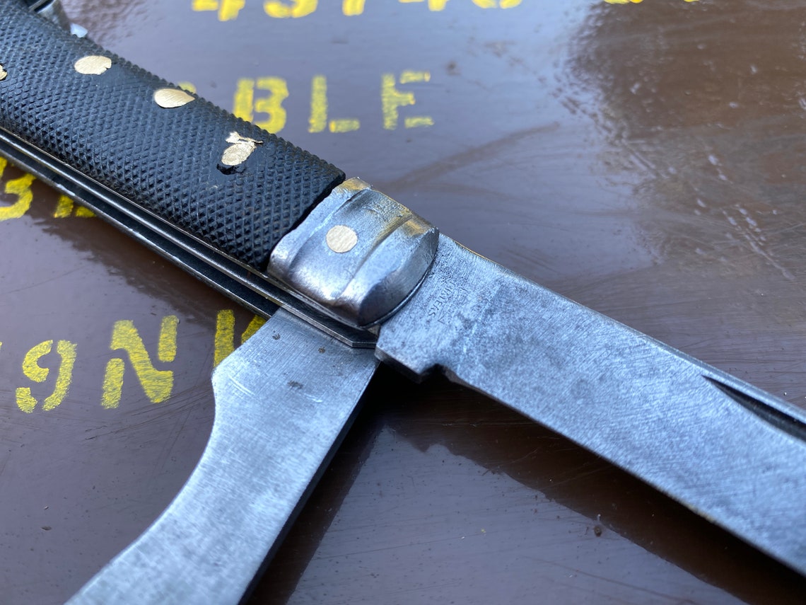 WW2 Army Jack Knife Vintage Clasp Knife Military Survival Pen Knife