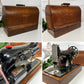 Vintage Singer Sewing Machine 15K - 1923 With Wooden Case Vintage Home Retail Display