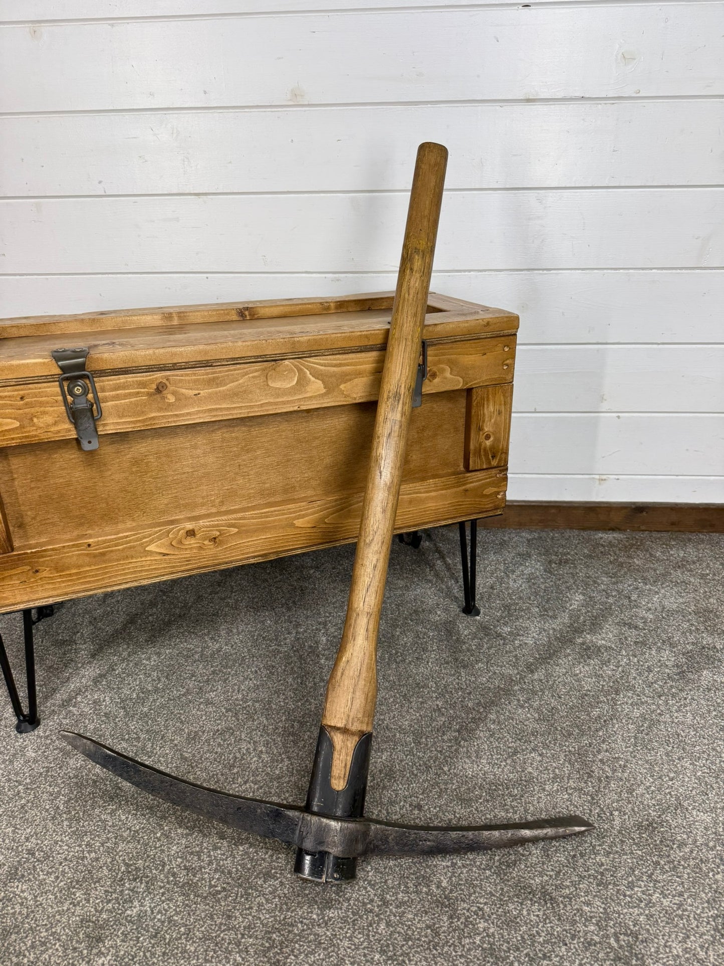 Vintage Military Pick Axe 4.5Lbs Dated 1943 Reclaimed Pickaxe Army Pioneer Display