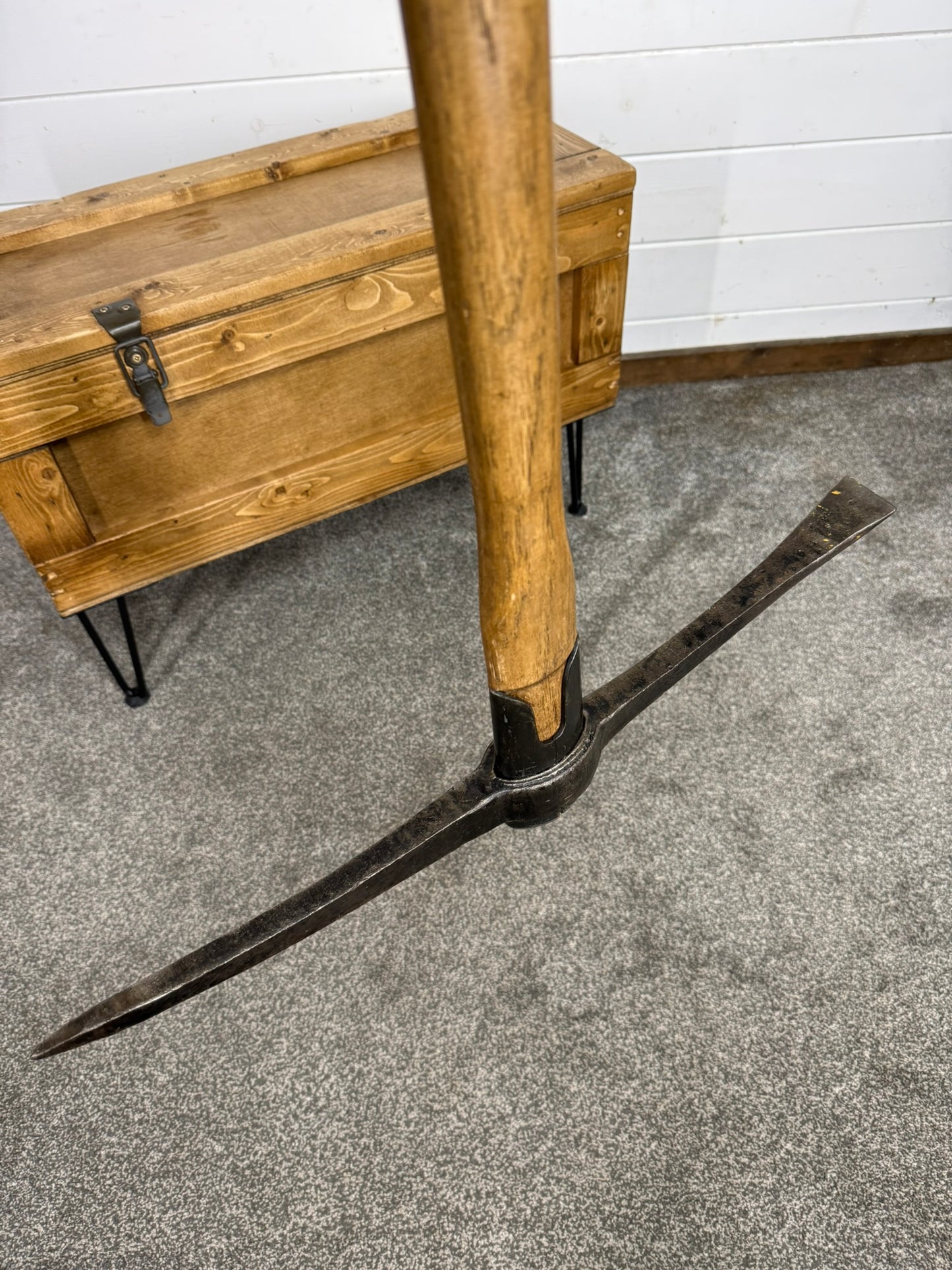 Vintage Military Pick Axe 4.5Lbs Dated 1943 Reclaimed Pickaxe Army Pioneer Display