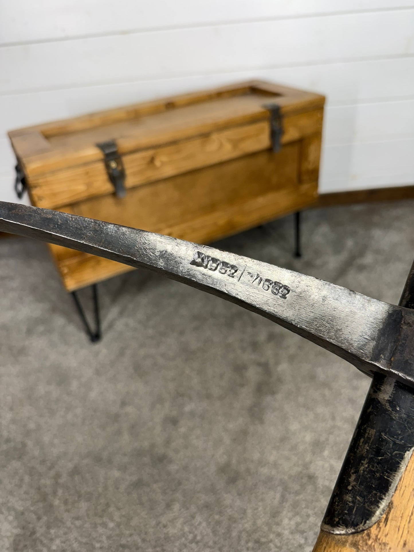 Ex Military Pick Axe Dated 1952 Reclaimed Pickaxe Army Pioneer Display