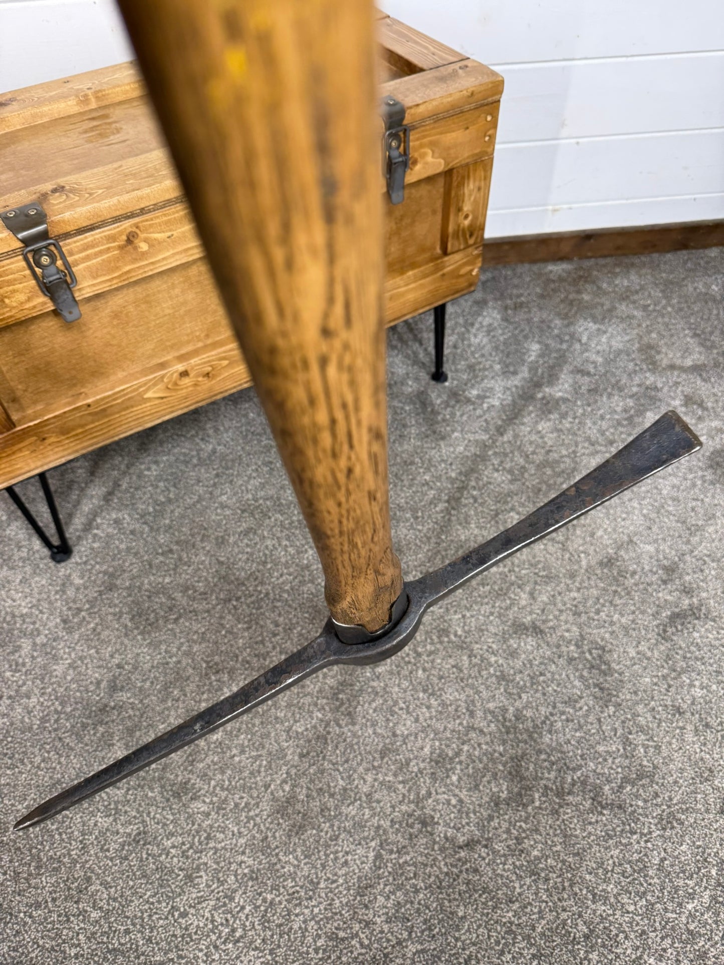 Ex Military Pick Axe Dated 1952 Reclaimed Pickaxe Army Pioneer Display