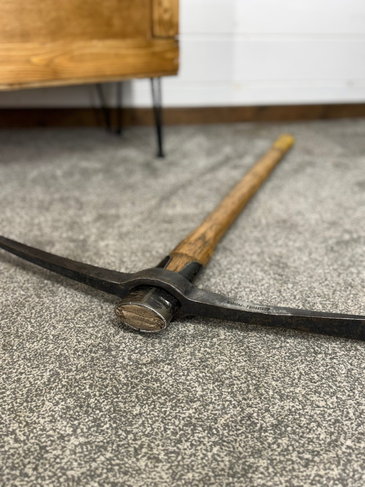 Ex Military Pick Axe Dated 1952 Reclaimed Pickaxe Army Pioneer Display