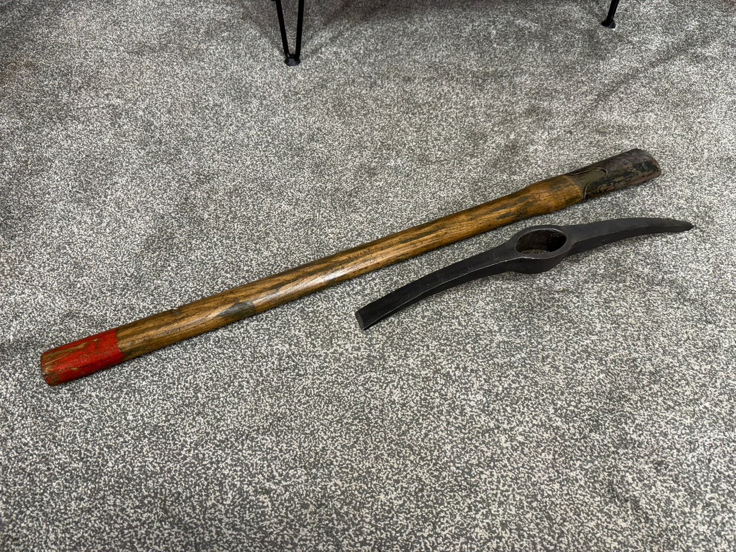 British Army Pioneer 3ft Pick Axe Dated 1987 Reclaimed Military Display