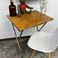 Vintage Retro Folding School Desk Writing Desk Rustic Industrial 50's 60's Side Table