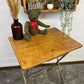 Vintage Retro Folding School Desk Writing Desk Rustic Industrial 50's 60's Side Table