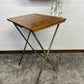 Vintage Retro Folding School Desk Writing Desk Rustic Industrial 50's 60's Side Table