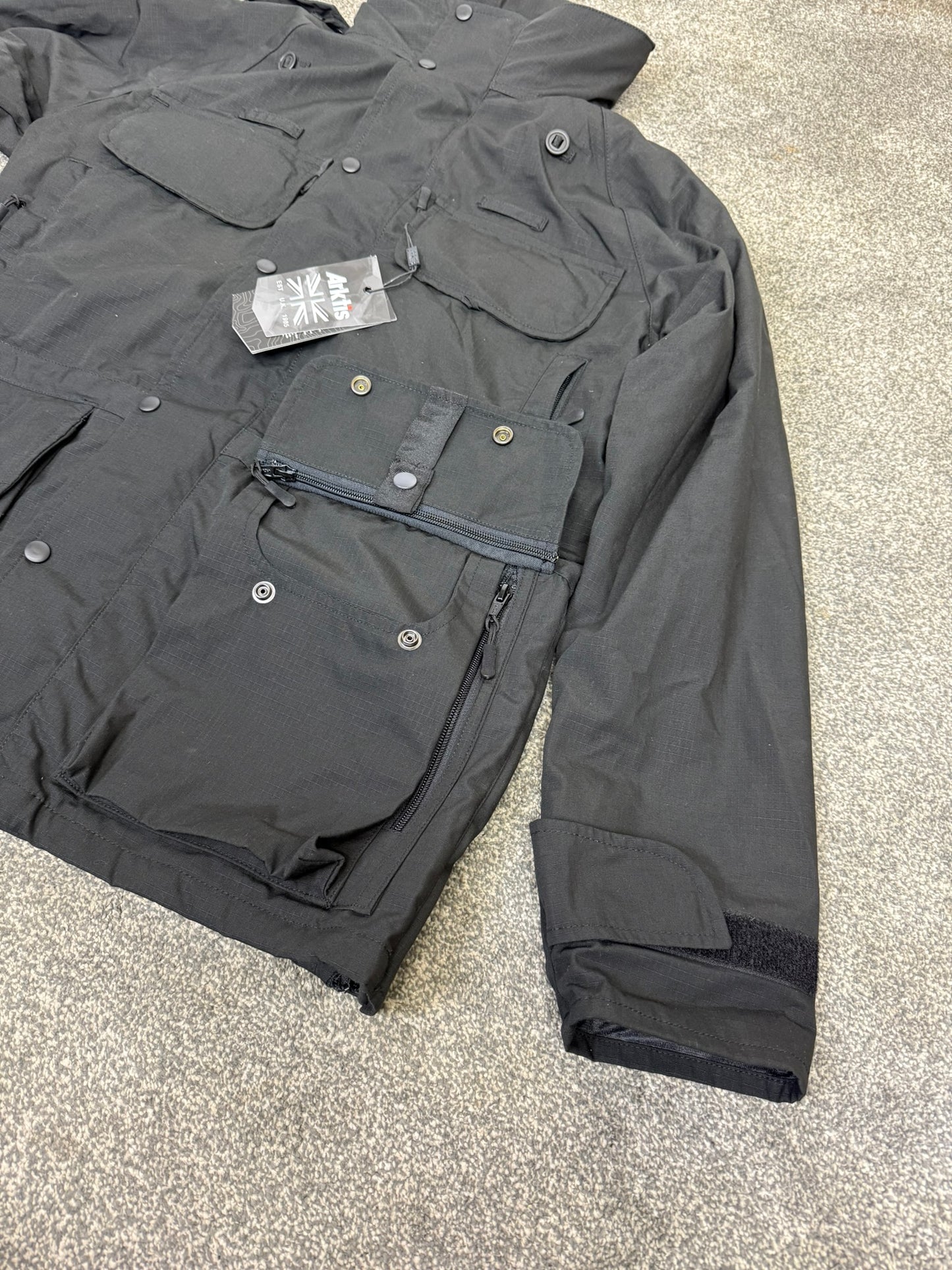 NEW Arktis B315 Avenger Coat Black Ripstop Fishing Waterproof Jacket Shooting Small