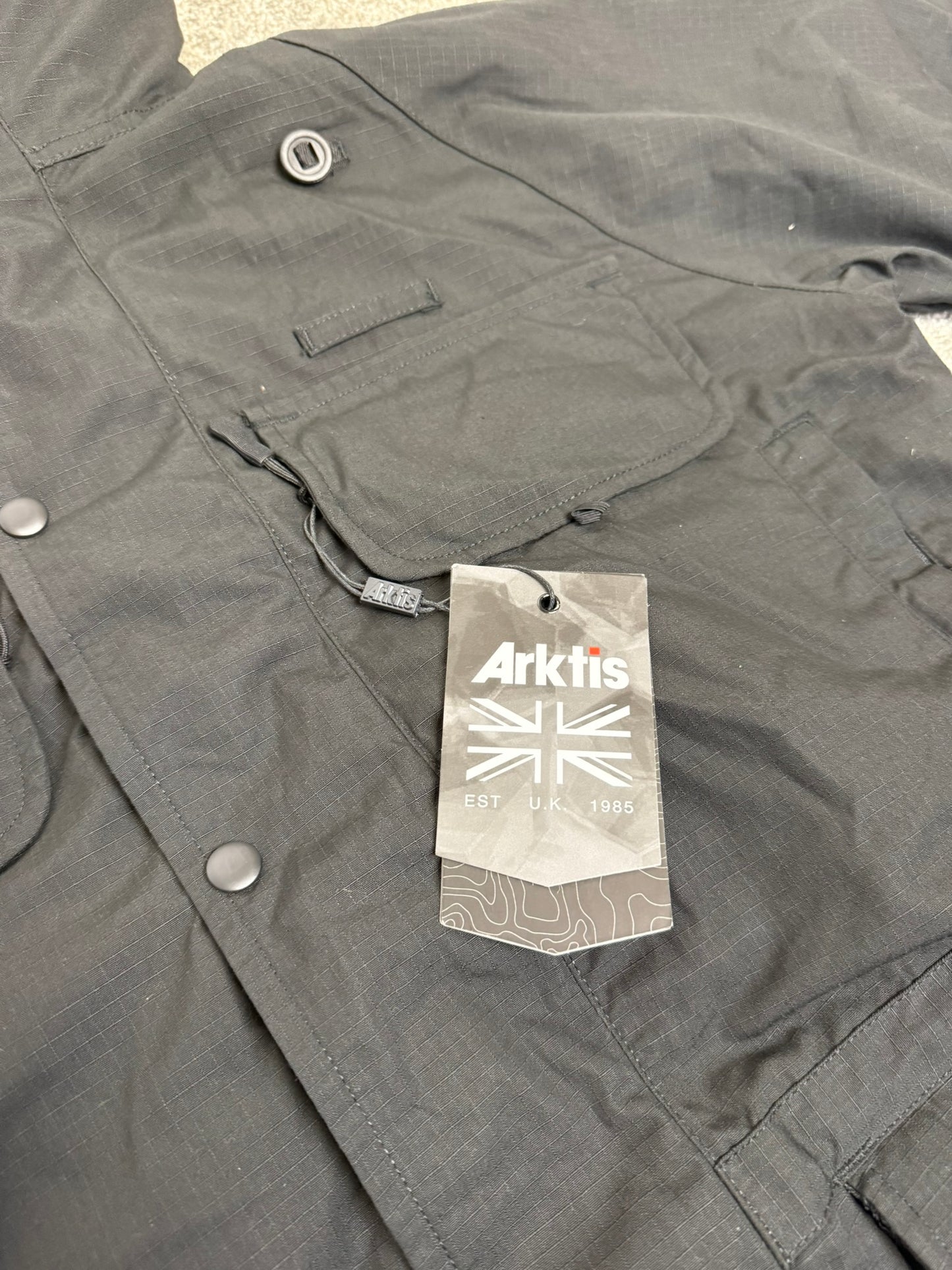 NEW Arktis B315 Avenger Coat Black Ripstop Fishing Waterproof Jacket Shooting Small