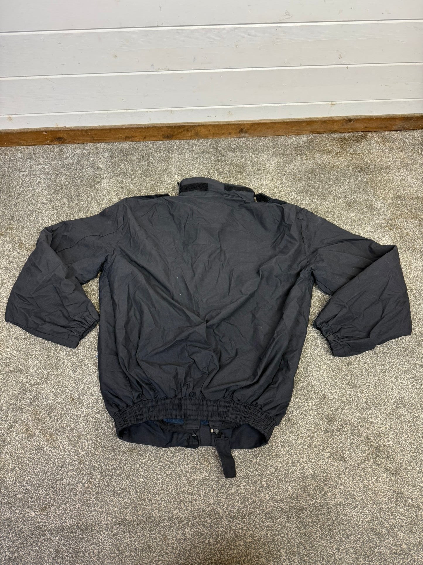 Ex Police Riot Coveralls Two Piece Flame Retardant Overall & Leather Belt Thermal Cold Weather Garage Workshop