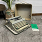 Vintage Olympia SM2 Portable Typewriter Working In Case - Retro 50's Vintage