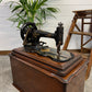 Jones Family Fiddle Base Sewing Machine 1880's Hand Crank Vintage Home Shop Display