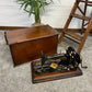 Jones Family Fiddle Base Sewing Machine 1880's Hand Crank Vintage Home Shop Display