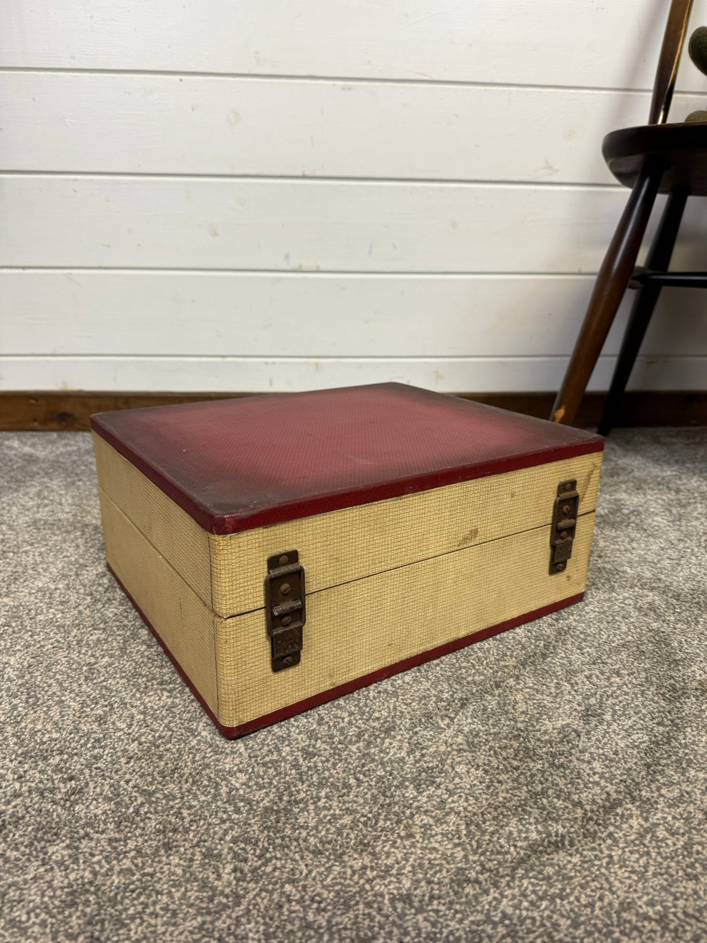 Vintage Broadcaster Gramette Portable Record Player 50's 60's Retro Decor Display