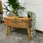 Rustic Wooden Ammo Box Side Table Vintage Storage Chest Industrial Trunk Home Coffee Table