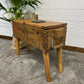 Rustic Wooden Ammo Box Side Table Vintage Storage Chest Industrial Trunk Home Coffee Table