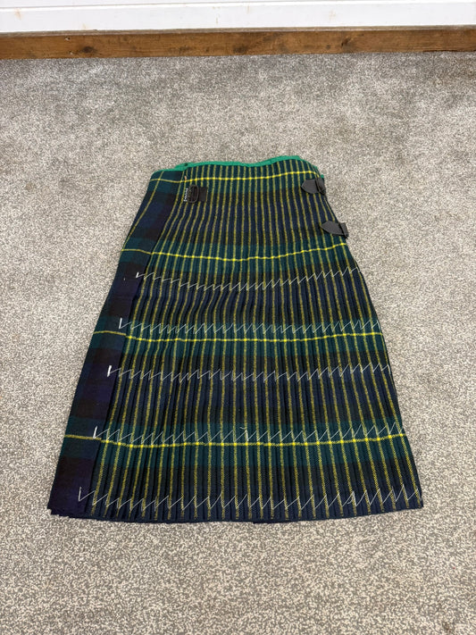 British Army No3 Gordon Highlanders Kilt Unissued Military Pure Wool Tartan