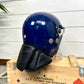 British Police Protective Riot Helmet In Fleece Bag VGC Police Memorabilia Security Film Prop Display