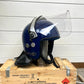 British Police Protective Riot Helmet In Fleece Bag VGC Police Memorabilia Security Film Prop Display