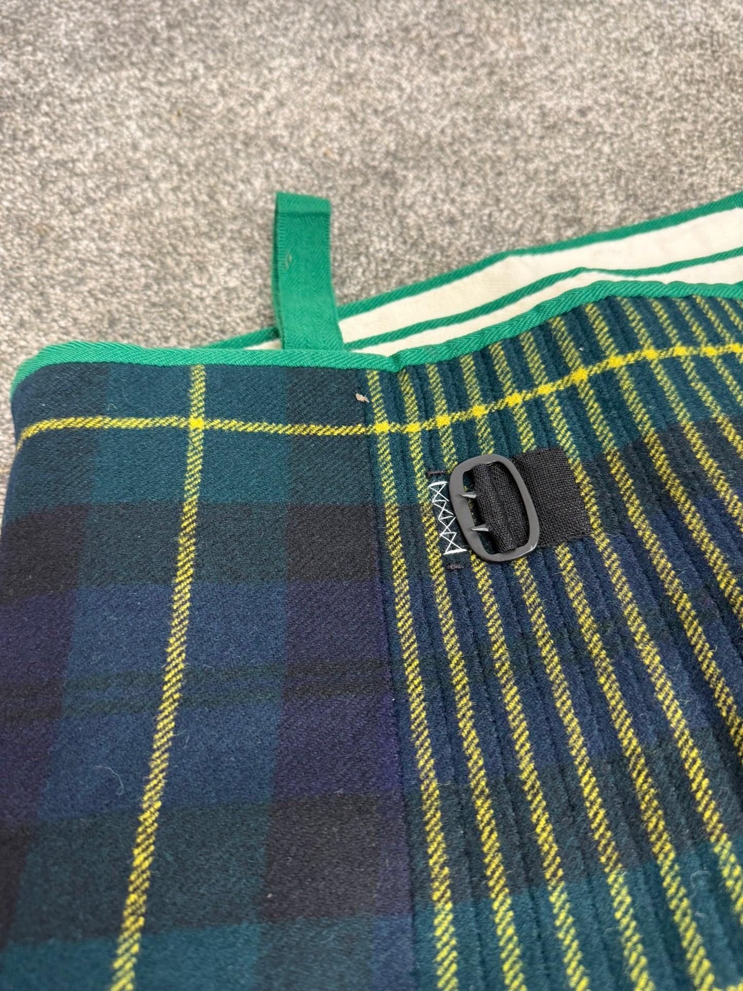 Unissued Vintage Army No3 Gordon Highlanders Kilt Military Pure Wool Tartan