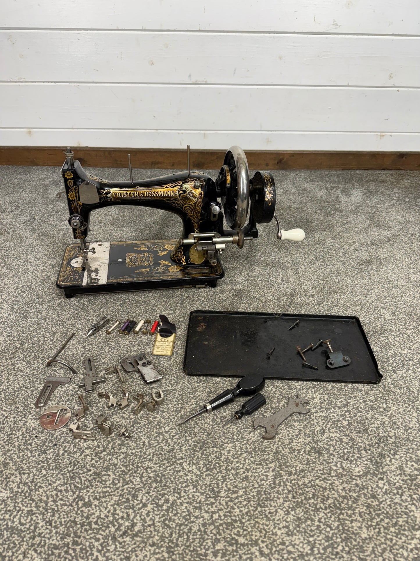 Vintage Frister & Rossmann Sewing Machine Hand Crank - Parts