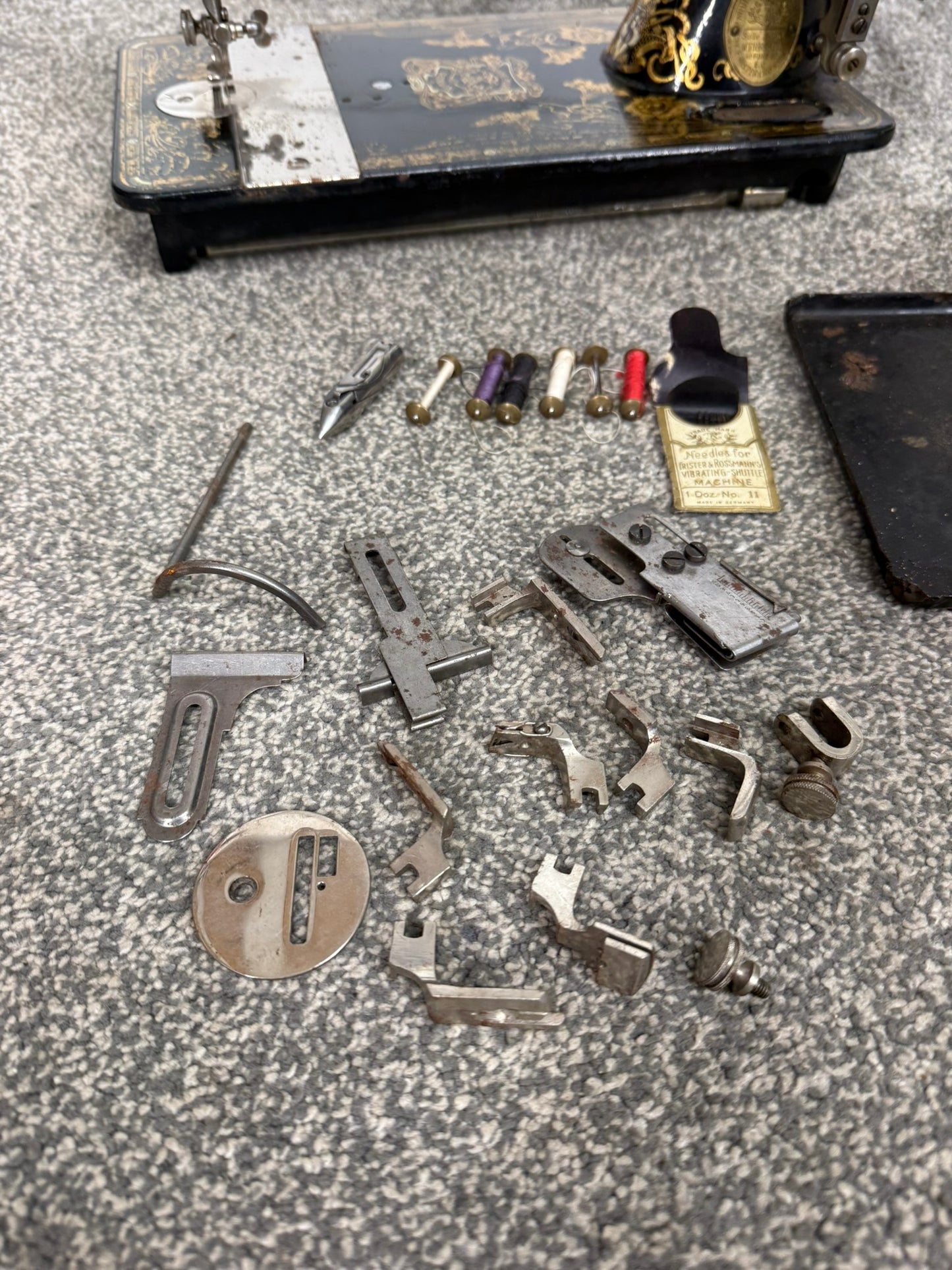 Vintage Frister & Rossmann Sewing Machine Hand Crank - Parts