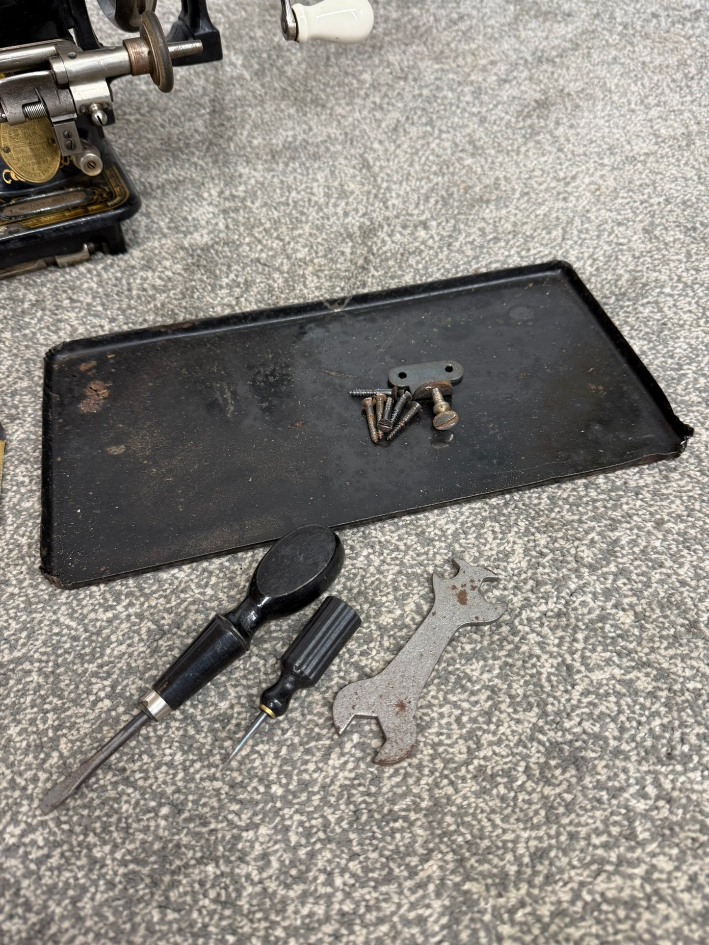 Vintage Frister & Rossmann Sewing Machine Hand Crank - Parts