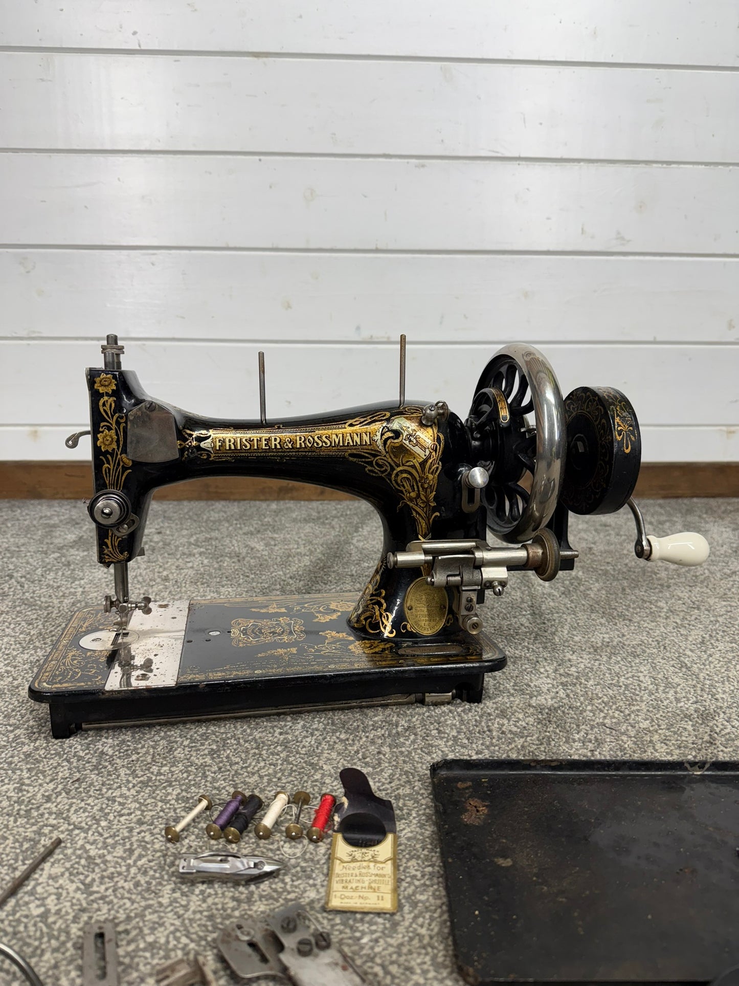 Vintage Frister & Rossmann Sewing Machine Hand Crank - Parts