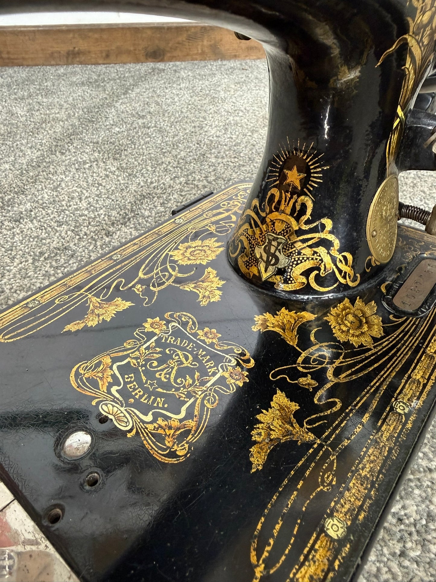 Vintage Frister & Rossmann Sewing Machine Hand Crank - Parts