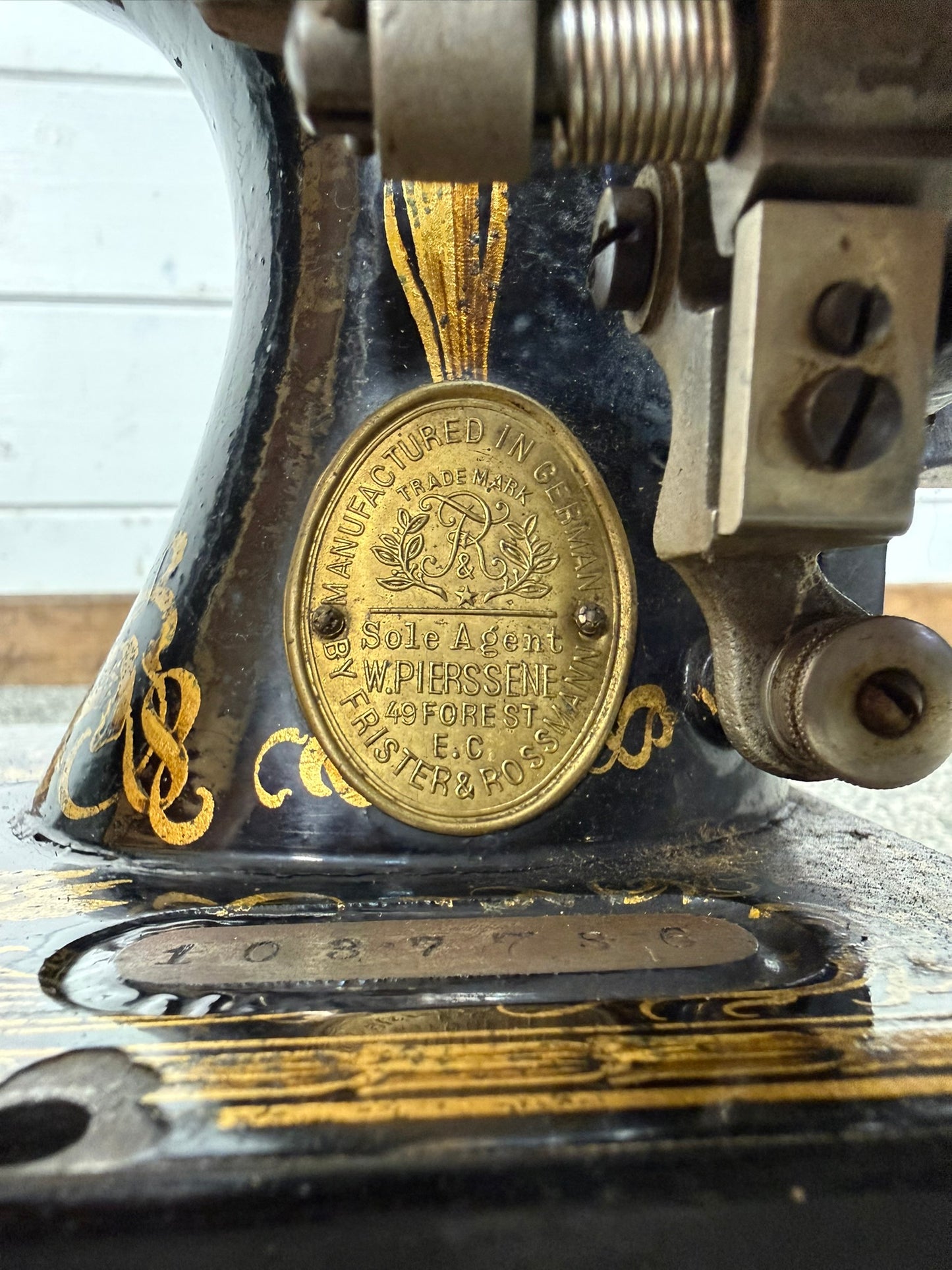 Vintage Frister & Rossmann Sewing Machine Hand Crank - Parts