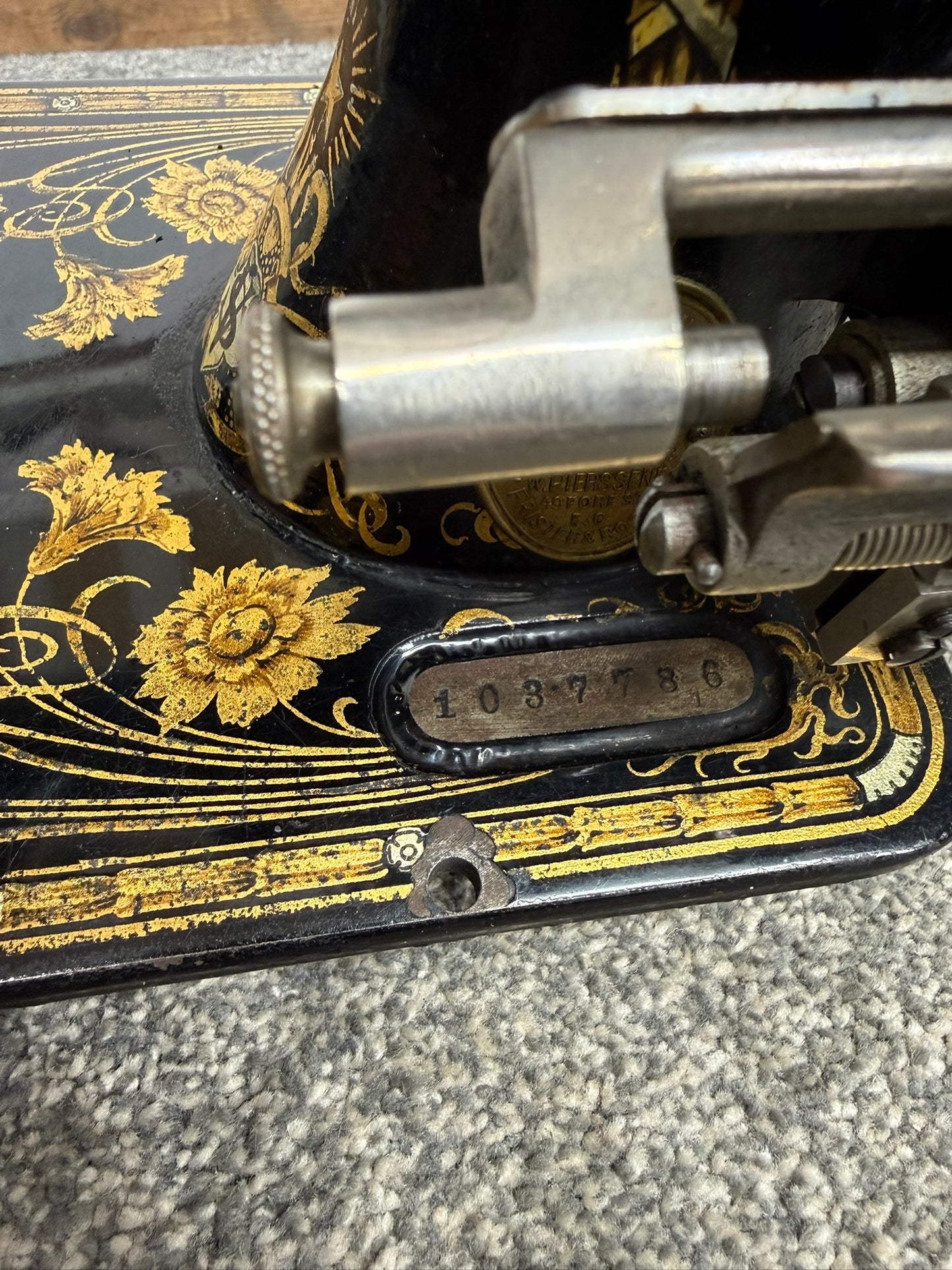 Vintage Frister & Rossmann Sewing Machine Hand Crank - Parts