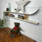 Rustic Handmade Reclaimed Ski Shelves Skiing Decor Home Shabby Chic Wall Shelf