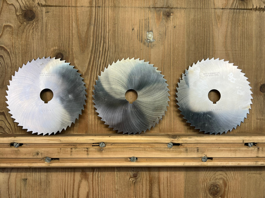 3x Buck & Hickman 6 x 1/8 x 1 High Speed Slitting Saw Job Lot – Rust Hut