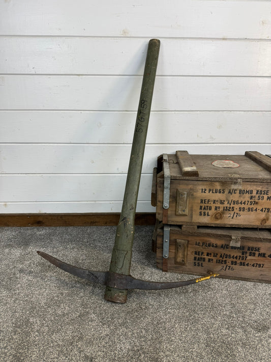 Ex Army Military Pick Axe 3ft Pioneer Tool British Army Dated 1987