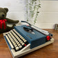 Vintage Imperial 220 Typewriter Portable 1970's Made In Japan Retro Decor - Working