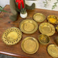14x Vintage Brass Trinket Dish Ashtray Job Lot Decorative Home Rustic Boho Decor