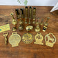 24x Vintage Brass Bundle Job Lot Decorative Home Rustic Boho Decor