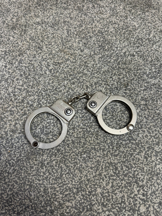 Vintage 1960's Smith & Wesson Handcuffs Model 94 Chain Cuffs - No Key