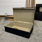 Vintage Metal Deeds Box Cash Safe Victa Series - Made in England Industrial Decor Storage