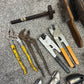 Job Lot of Old Garage Workshop Tools Vintage Wire Brushes Grips Etc.