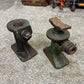 2x Vintage Screw Jacks Lake & Elliott Jack / Shelley Double Lift Vintage Car Jack Industrial Decor