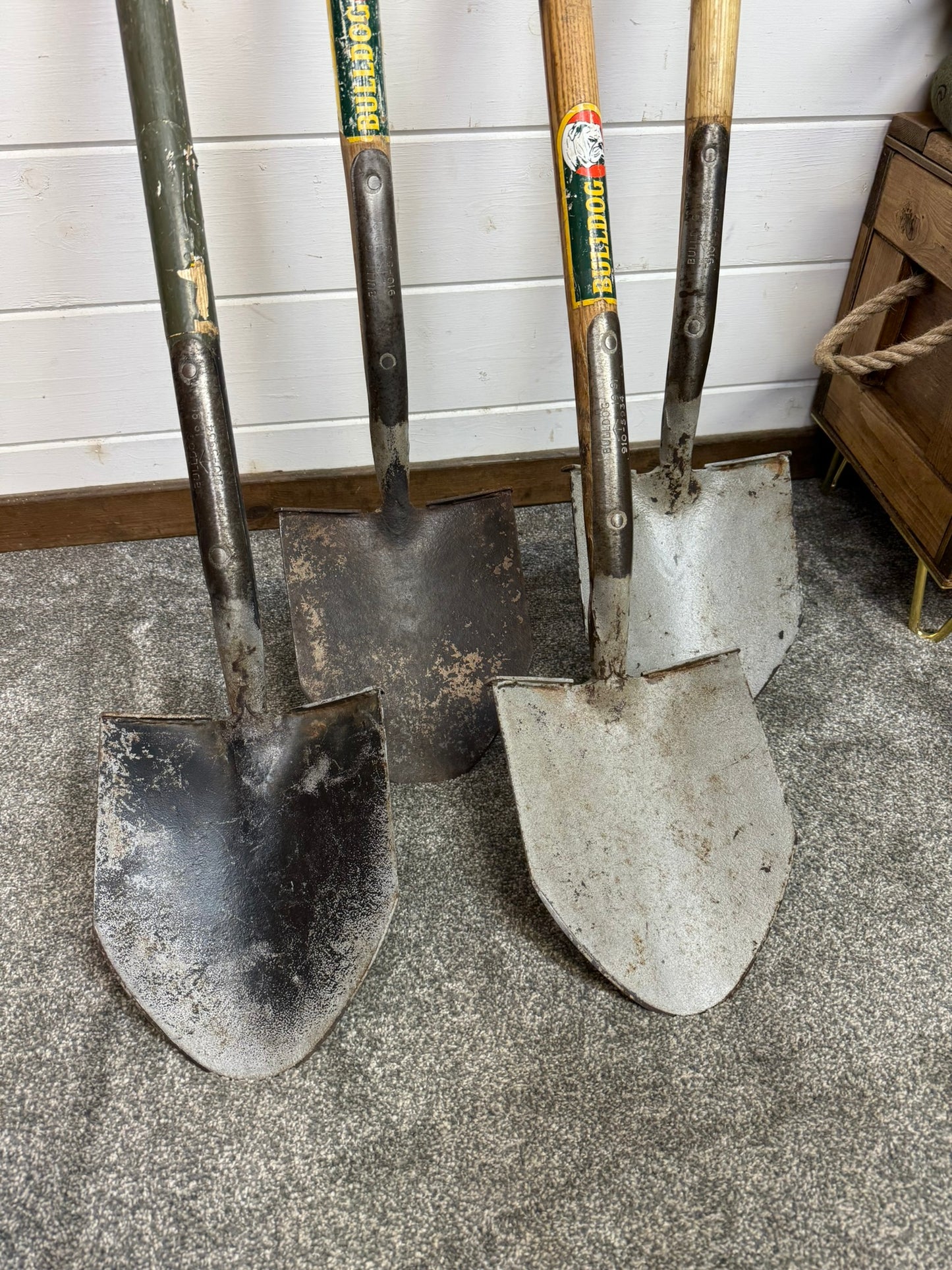 Vintage Military 3ft Bulldog 1991 Stamped CHOICE British Army General Service Land Rover Shovel Spade