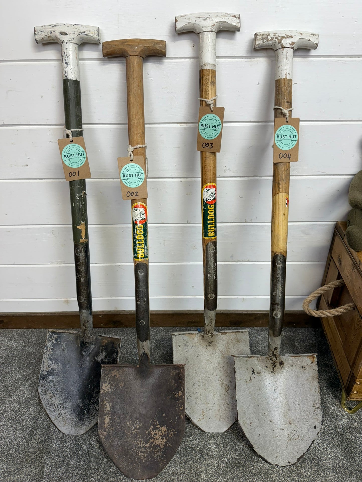 Vintage Military 3ft Bulldog 1991 Stamped CHOICE British Army General Service Land Rover Shovel Spade