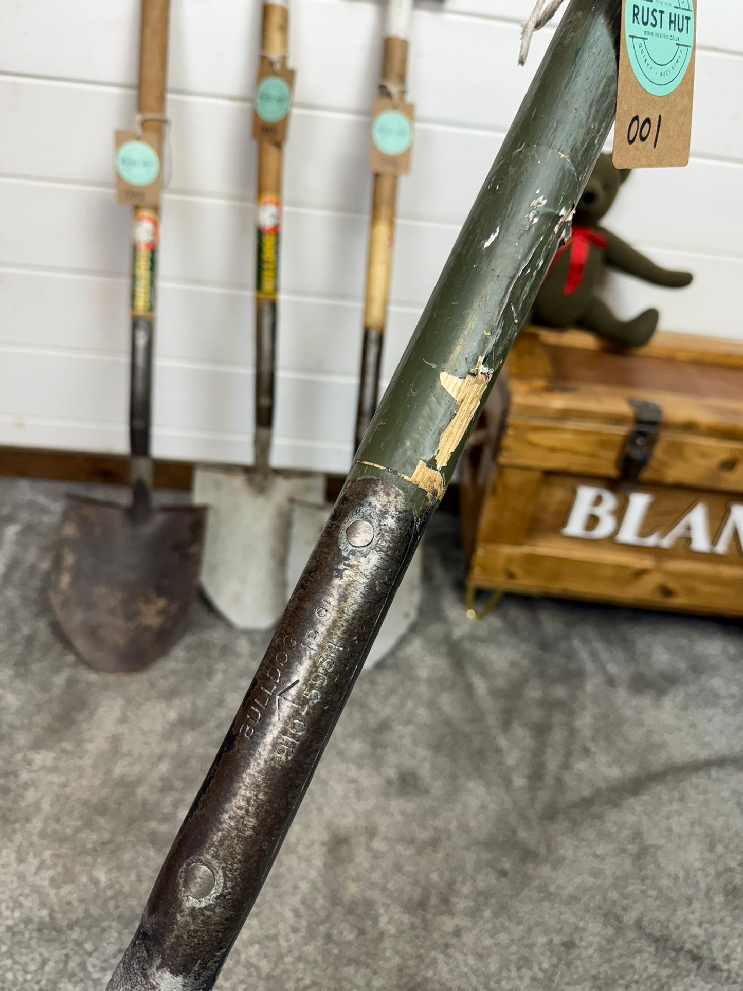 Vintage Military 3ft Bulldog 1991 Stamped CHOICE British Army General Service Land Rover Shovel Spade