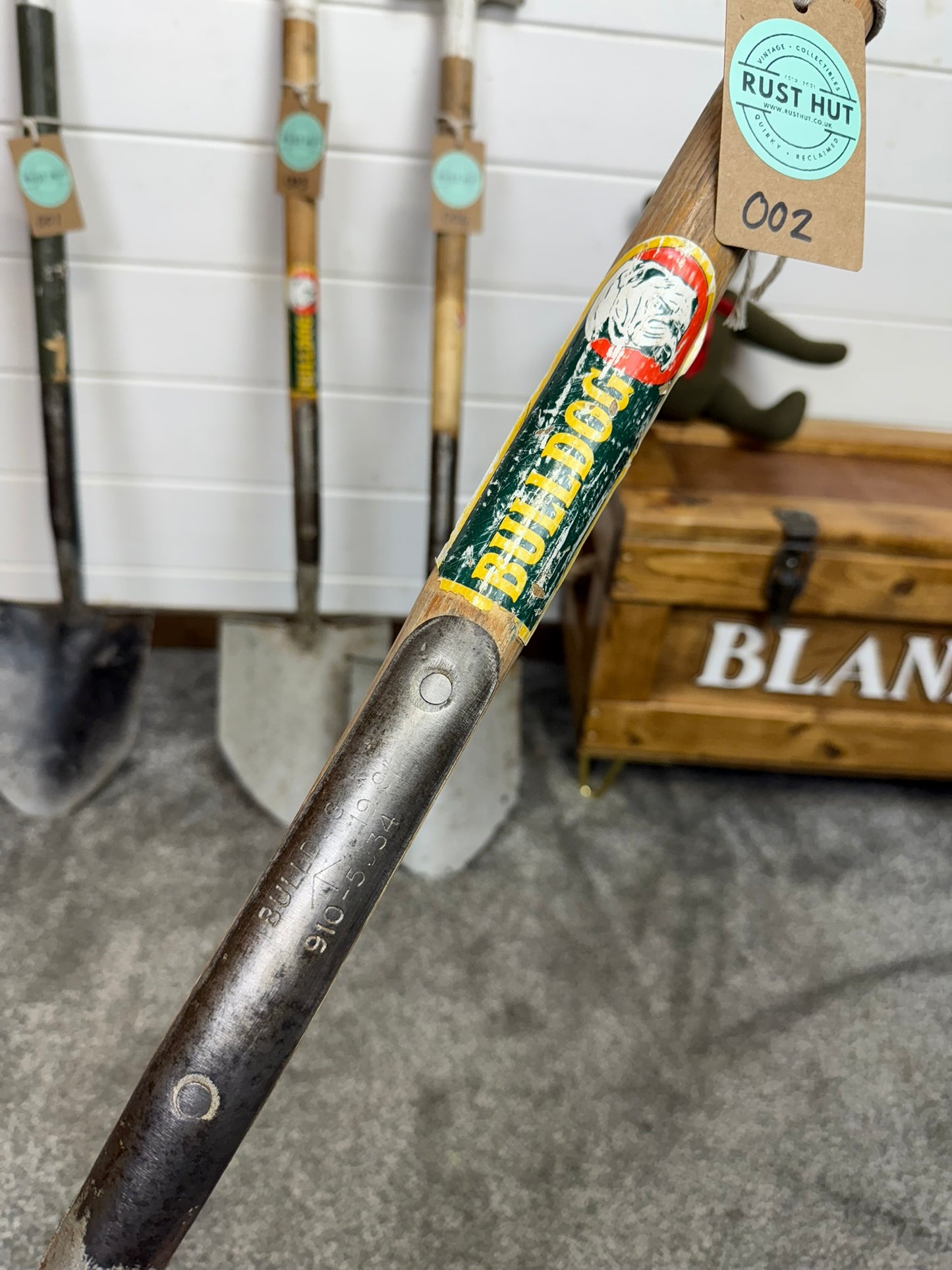 Vintage Military 3ft Bulldog 1991 Stamped CHOICE British Army General Service Land Rover Shovel Spade