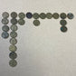 24x Old Three Pence Coins Job Lot 1937 - 1962 Collectors British Coins