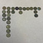 24x Old Three Pence Coins Job Lot 1937 - 1962 Collectors British Coins