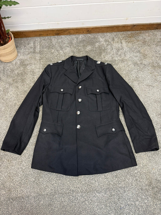 Ex Police Black Tunic 44" Chest Crown Buttons Dewhirst Fancy Dress Theatre